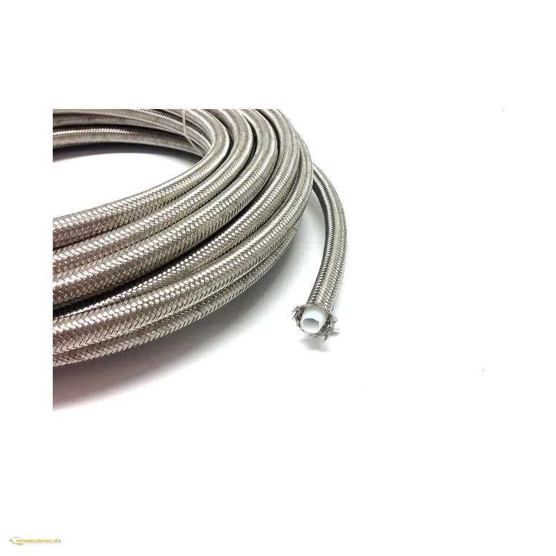 AN12 stl flettet Slange PTFE