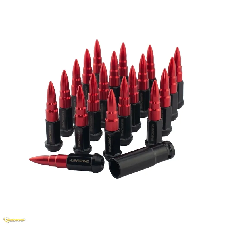 Hjulm�trik Aluminium R�d M12x1,5