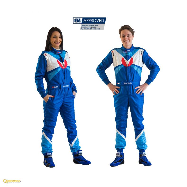 RRS EVO2 Michel Vaillant FIA race suit - Blue