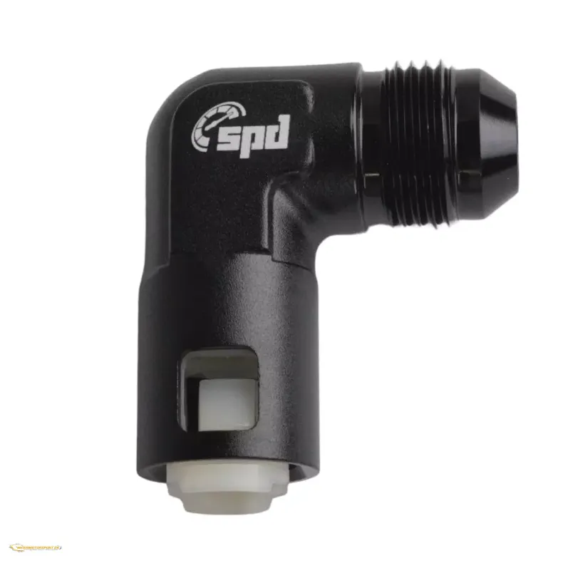 AN6 - 3/8" 90 hurtig forbindelse Hun