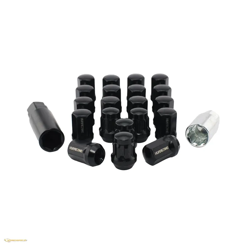 Hjulmtrik Sort M12x1,25 (32mm)