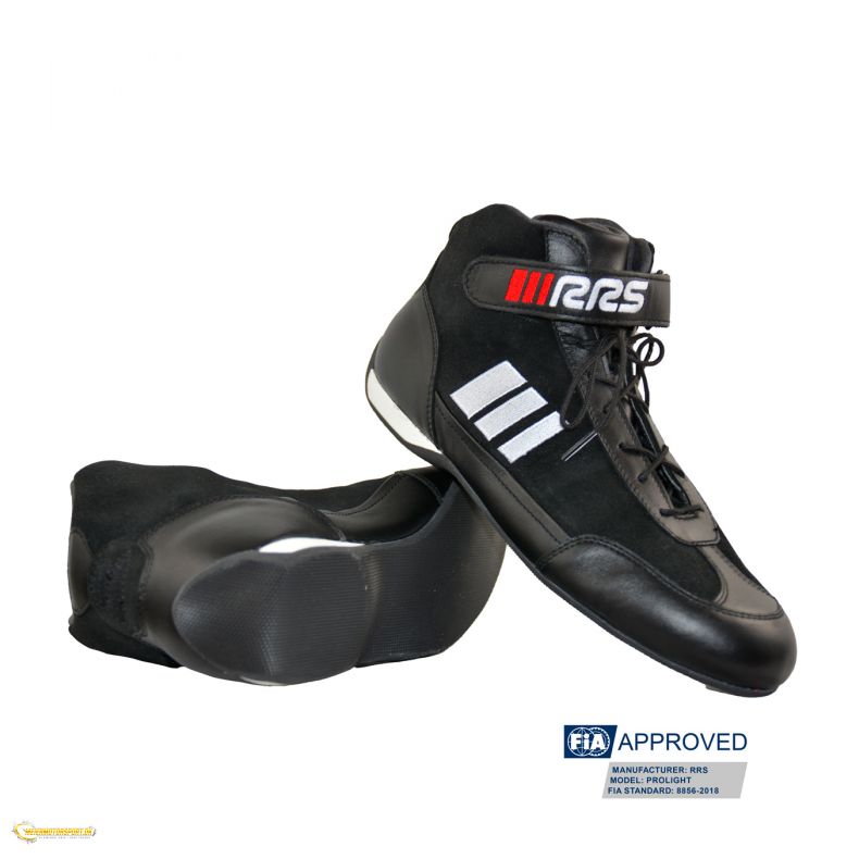 RRS Prolight black racing boots - FIA 8856-2018