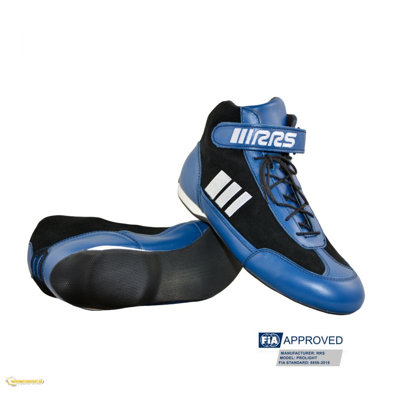 RRS Prolight blue racing boots - FIA 8856-2018