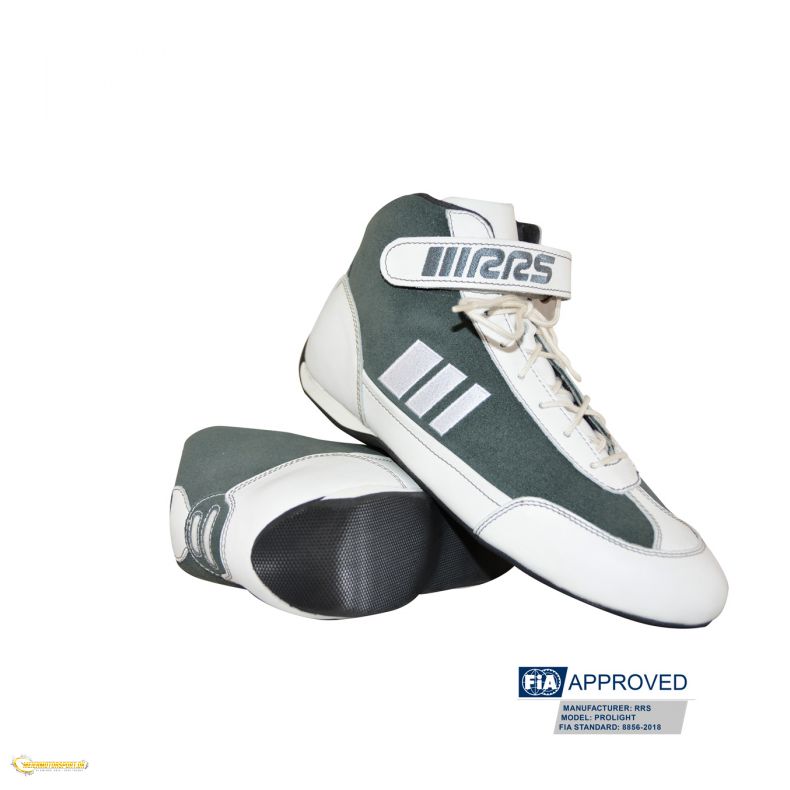 RRS Prolight white racing boots - FIA 8856-2018