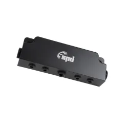 SPD koblingsblock vand/olie sort