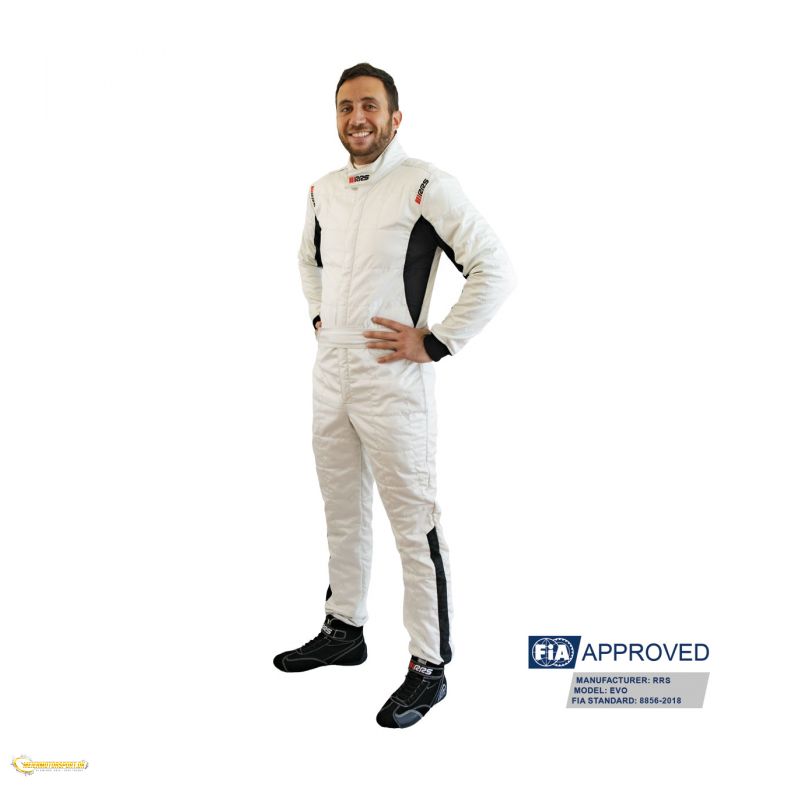 RRS Diamond Star race suit - Silver - FIA 8856-2018