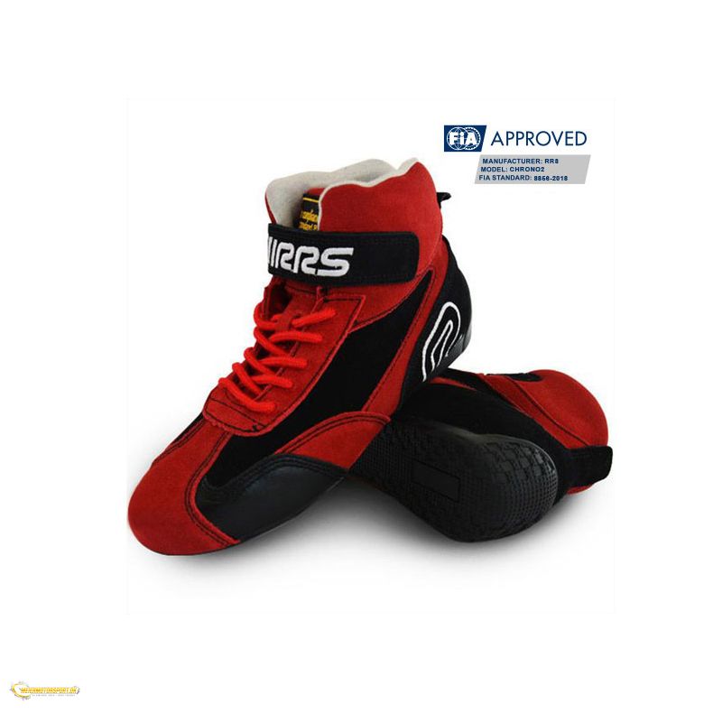 RRS red racing boots - FIA 8856-2018