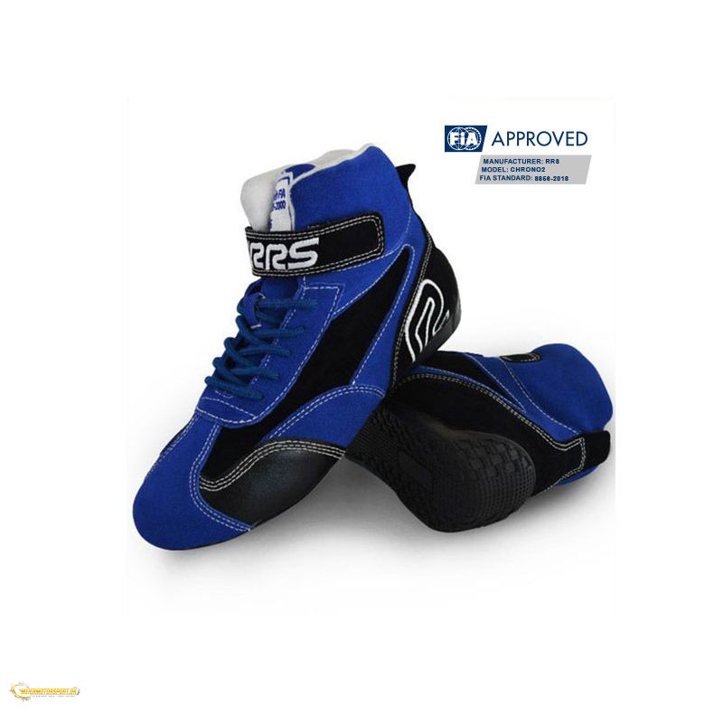 RRS blue racing boots - FIA 8856-2018