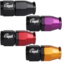 AN6 lige PTFE Slange fitting