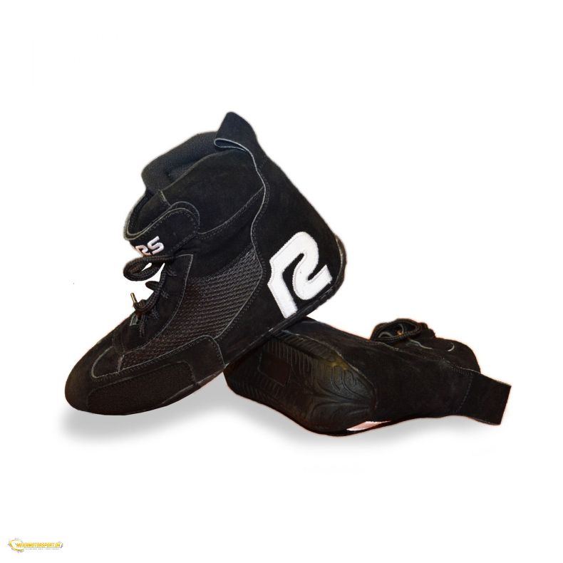 Black boots shoes non FIA