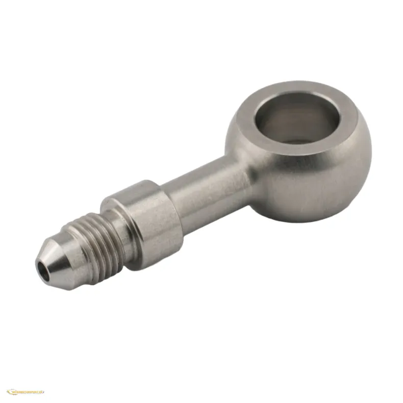 Banjo lige lang AN4 (12mm) rustfri