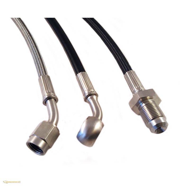 Byg egen stlviklet AN3 bremseslange (Rustfri)