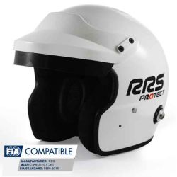 Helmet Protect Open face RRS FIA 8859-2015 / SNELL SA2020 - White