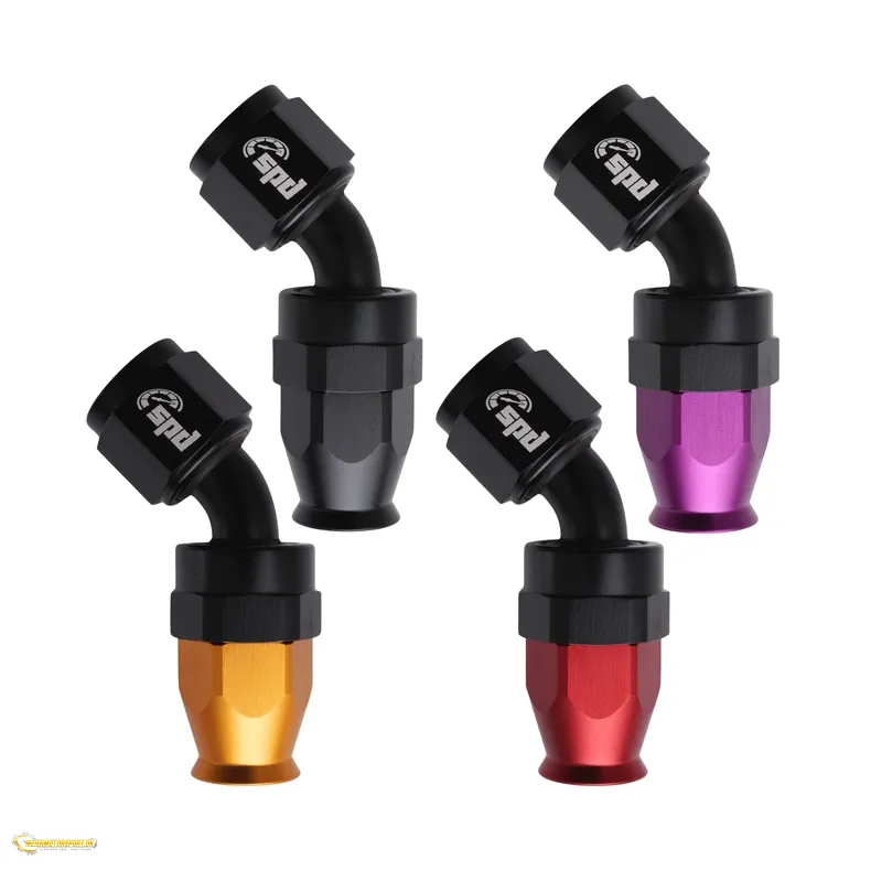 AN8 -45� PTFE Slange fitting