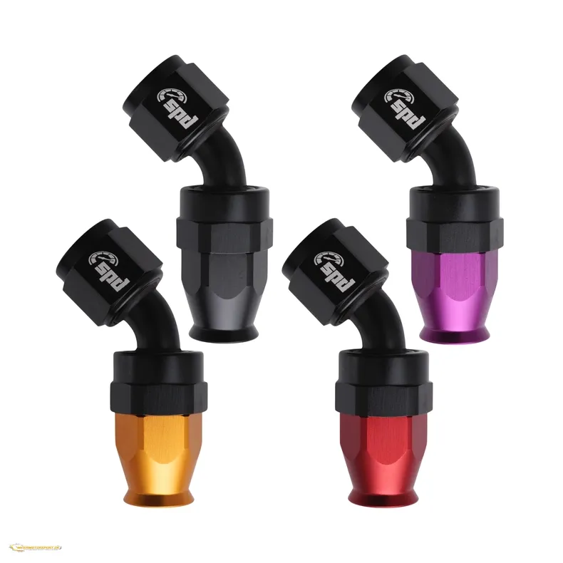 AN10 -45 PTFE Slange fitting