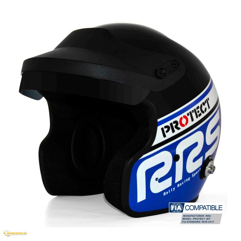 Helmet Protect Open face RRS FIA 8859-2015 SNELL SA2020 - Blue