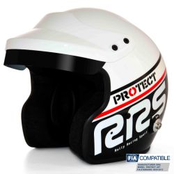 Open Face Helmet PROTECT RRS FIA 8859-2015 SNELL SA2020 - Black