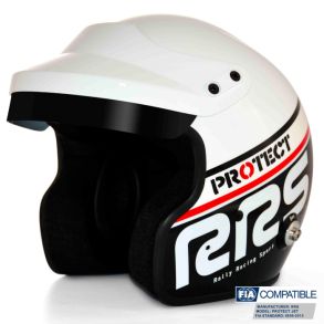 Open Face Helmet PROTECT RRS FIA 8859-2015 SNELL SA2020 - Black
