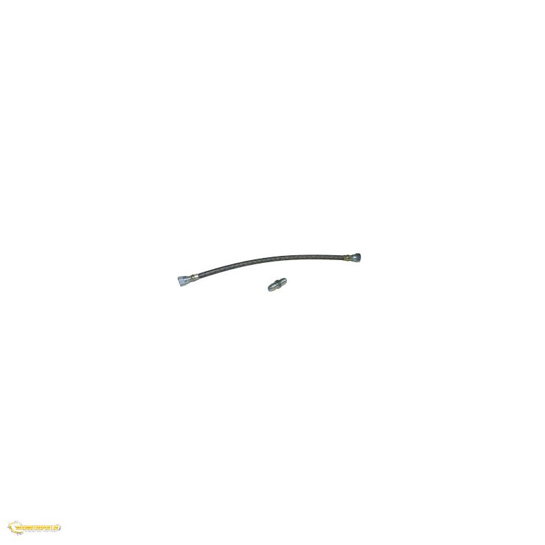 St�lflettet slange 620mm