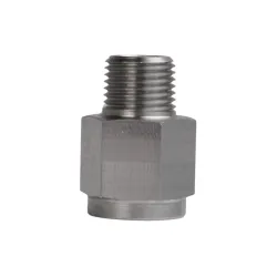 Adapter M10 x 1 hun til 1/8 NPT han - Rustfrit st�l