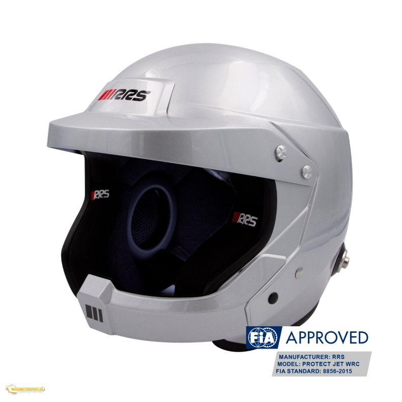 Helmet RRS PROTECT WRC with arm FIA 8859-2015/Snell Sa2020 Grey