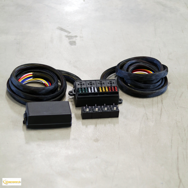 Hurricane Rel� og sikringsboks RB4-W (Gulvmontering) 4 rel� + 12 sikringer