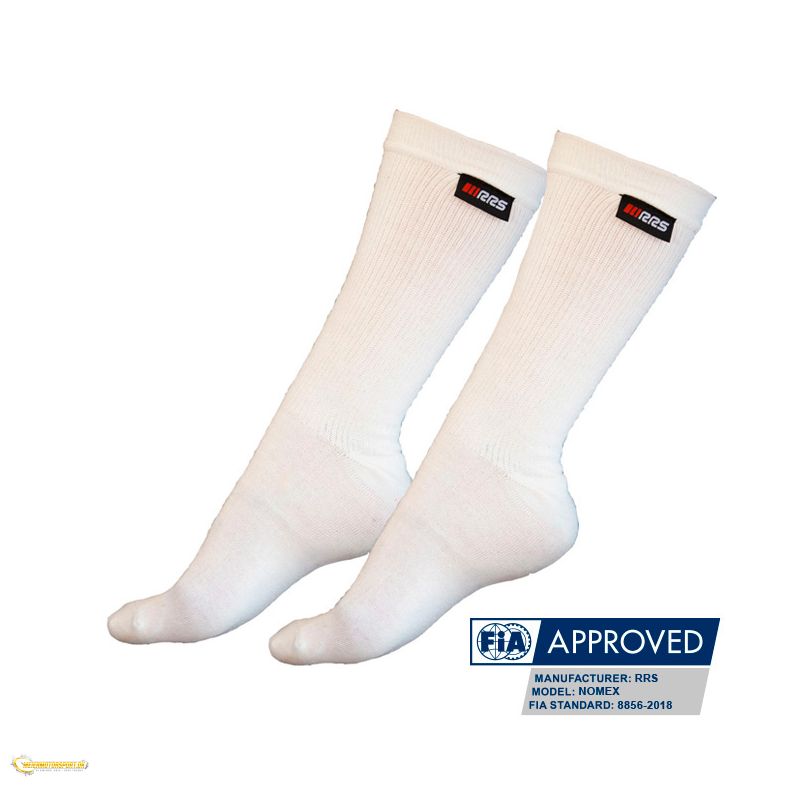 Fireproof Socks 100% Nomex RRS FIA 8556-2018