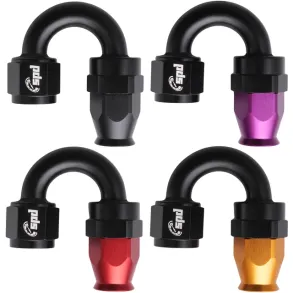 AN8 -180 PTFE Slange fitting