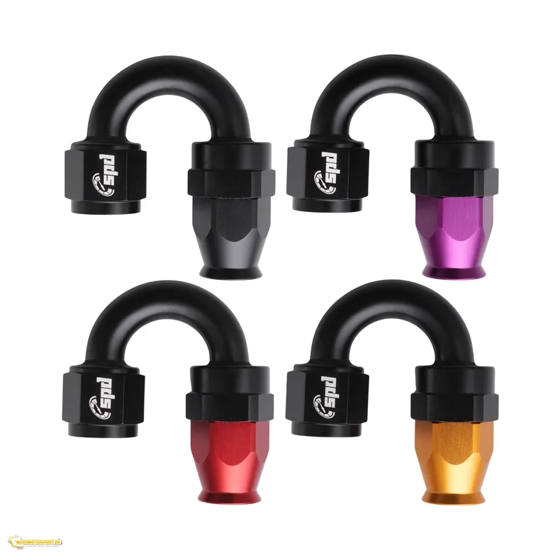 AN10 -180� PTFE Slange fitting