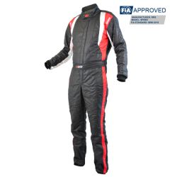 RRS Speed race suit - Black and red - FIA 8856-2018