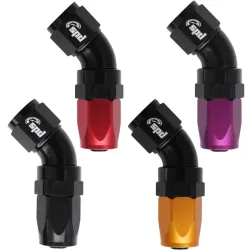 AN8 -45 Full flow Slange fitting