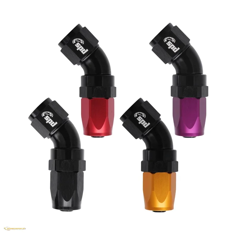 AN8 -45 Full flow Slange fitting