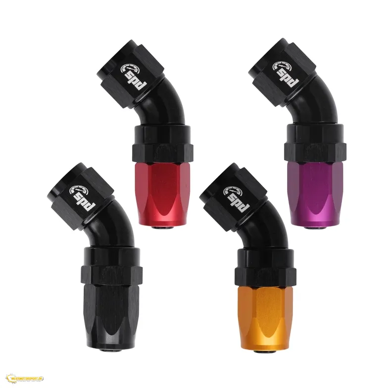 AN12 -45� Full flow Slange fitting