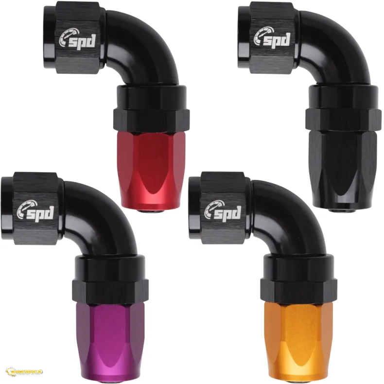 AN12 -90� Full flow Slange fitting