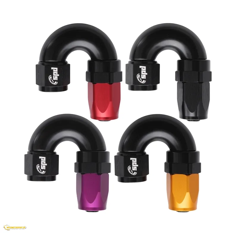 AN12 -180� Full flow Slange fitting