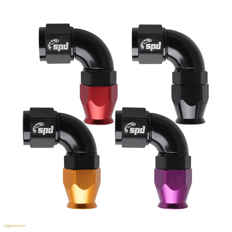 AN12 -90 Full flow PTFE Slange fitting