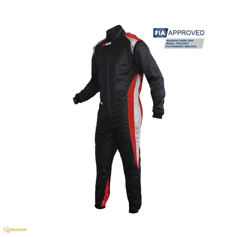 RRS PROLIGHT race suit black FIA 8856-2018
