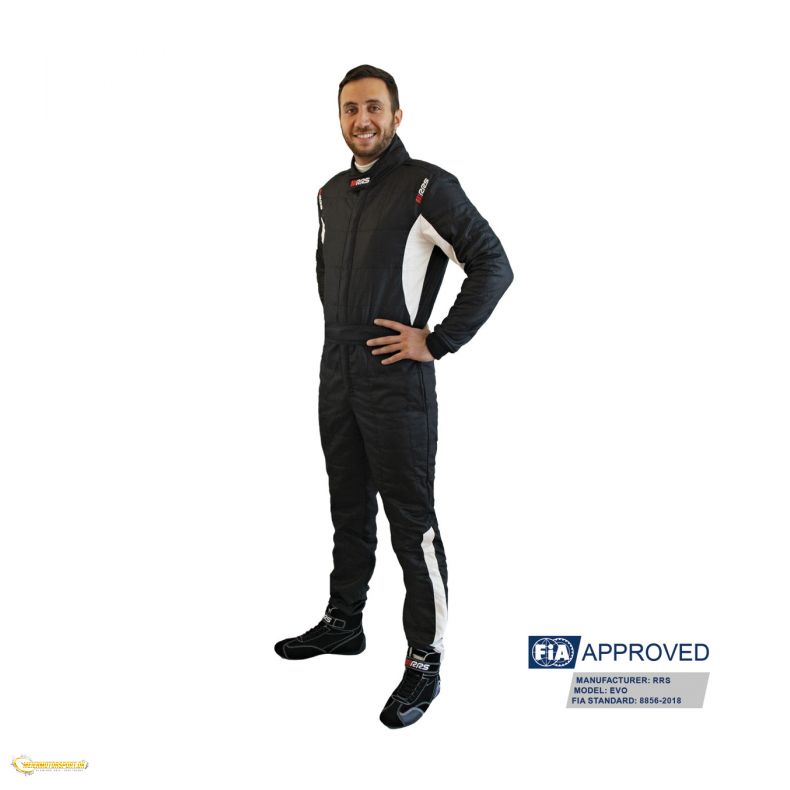 RRS Diamond Star race suit - Black - FIA 8856-2018