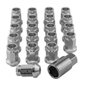 Hjulmtrik Aluminium Slv M12x1,25 (39mm)