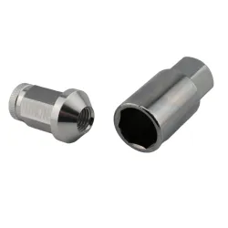 Hjulmtrik Aluminium Slv M12x1,25 (39mm)