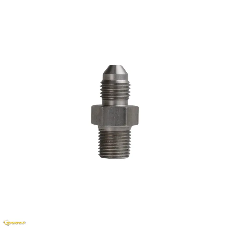 1/8" NPT til AN3 han - Rustfrit st�l