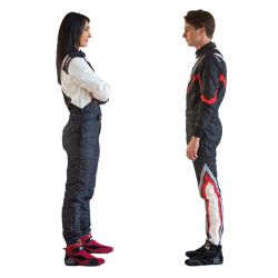 Race suit RRS FIA EVO Dynamic Black / Red - FIA 8856-2018