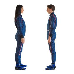 Race suit RRS EVO Monte Carlo Dark Blue / Red - FIA 8859-2018