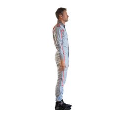 Race suit RRS EVO Monte Carlo Gray / Red - FIA 8856-2018