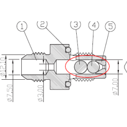 Roll over ventil V2 kompakt AN6 sort