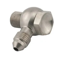 Banjo lige kort AN3 (10mm) rustfri