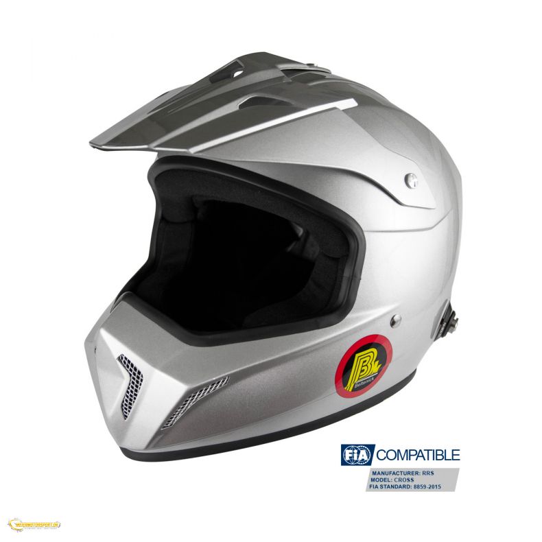 Helmet CROSS FIA 8859-2015 Grey