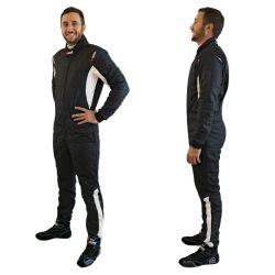 RRS Diamond Star race suit - Black - FIA 8856-2018