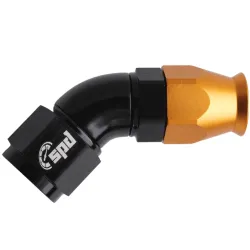 AN10 -45 Full flow PTFE Slange fitting