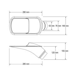 QSP inlopp 63-76mm sned